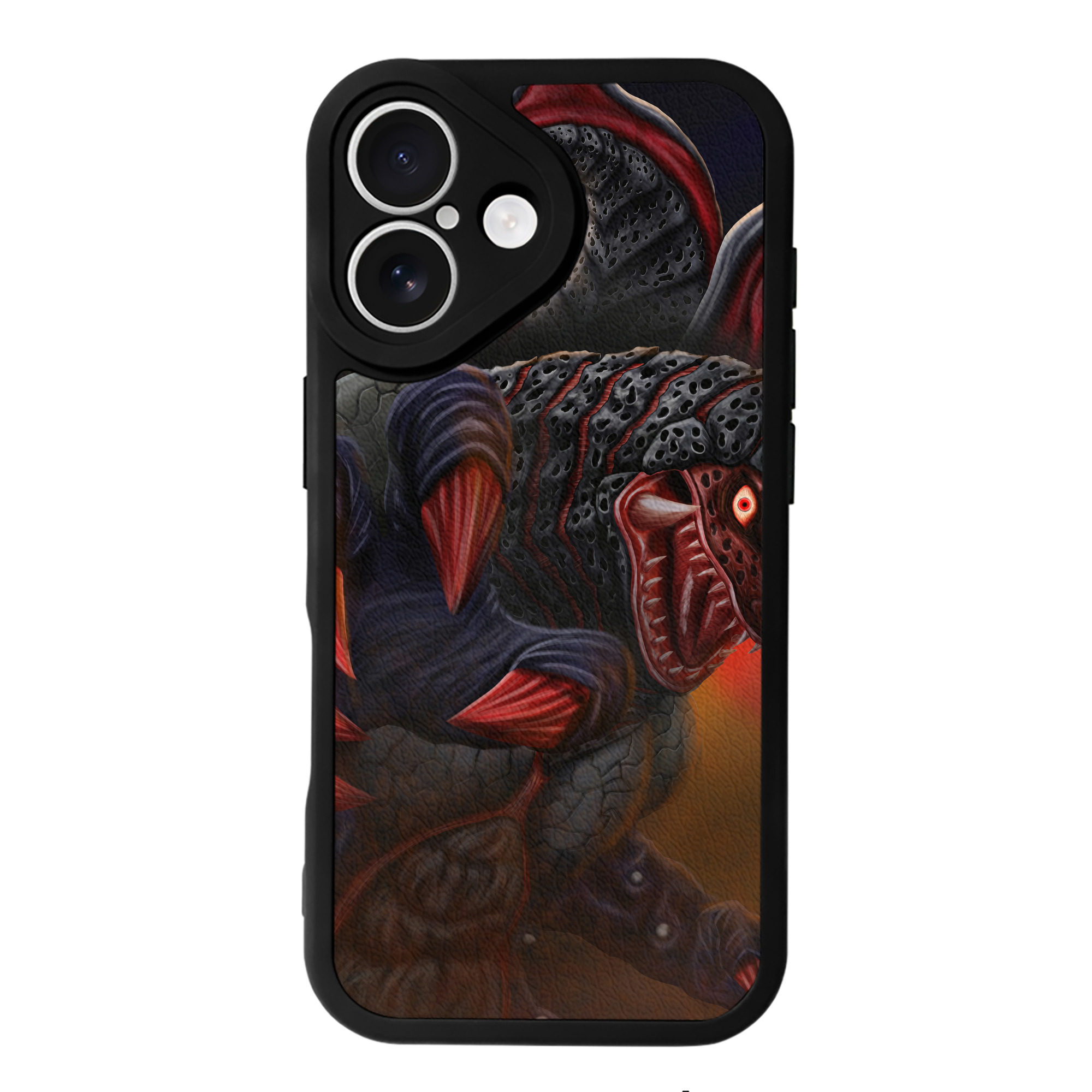 （画像用） ウルトラマン Ultraman 【iPhone 16シリーズ対応】シリコンスマホケース（レザー調） 材質：シリコン